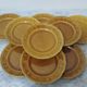 9 dessert plates Lunéville model Louis XV Honey