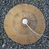 Rattan pendant light with socket