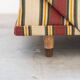American sofa and armchair in original striped fabric from the 1970s