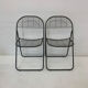 Set of 2 post modern wire chairs by Niels Gammelgaard for Ikea , 1980's