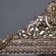 Beaded Mirror in Repoussé Brass, Louis XV style – 2nd part of the 19th century