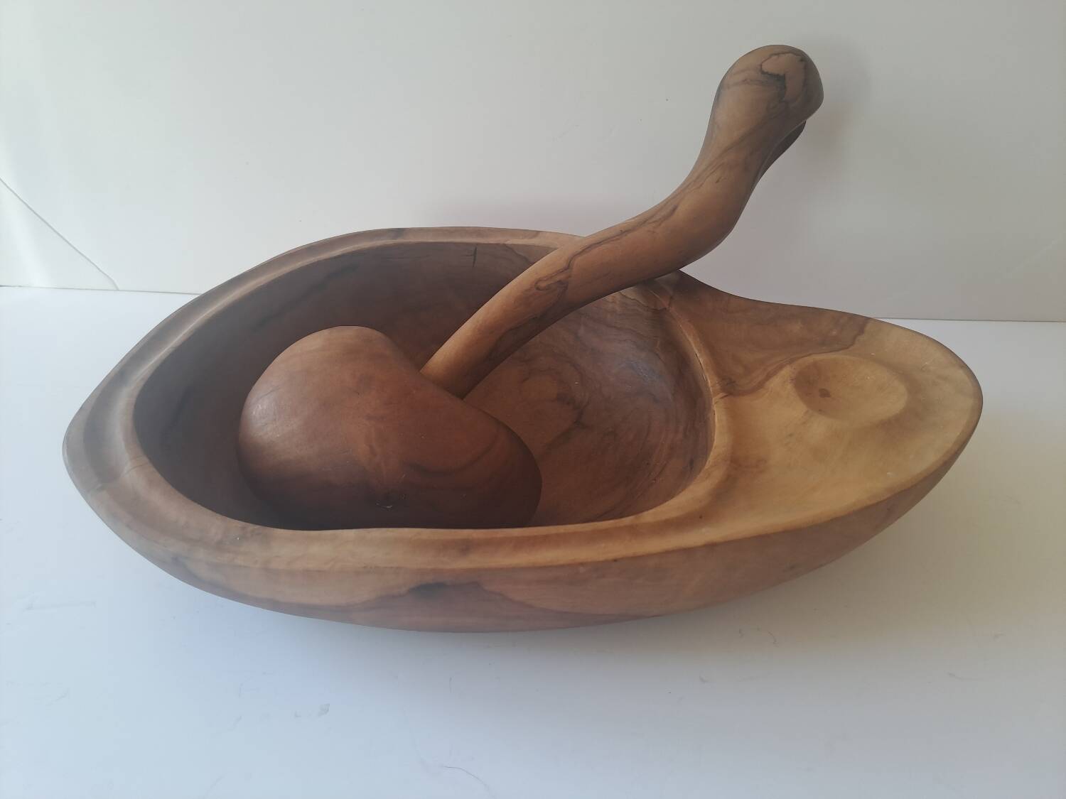 Nutcracker and its olive wood mallet