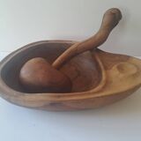 Nutcracker and its olive wood mallet