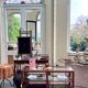 Lacquered console shelf "Faux Tortoiseshell" — Chinoiserie style