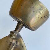 1970 Snake Bronze Candlestick