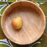 Wooden salad bowl