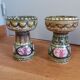 Picnic candlesticks signed André L'Helguen Keraluc Quimper