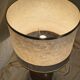 Vintage 1970 metal and ceramic lamp