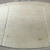 Mirror beveled art deco white 66x39cm