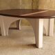 Oval coffee table