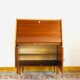 Vintage secretary in varnished mahogany 1970