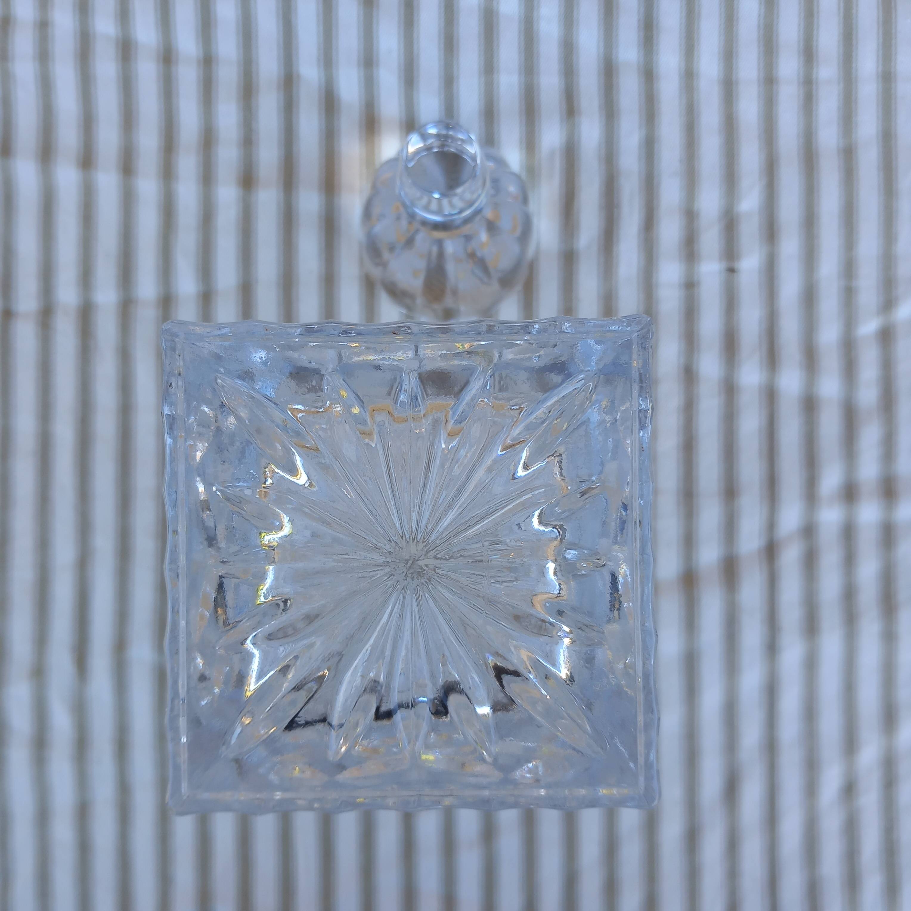 Vintage Crystal Whiskey Decanter
