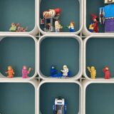 70's plastic shelf module