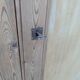 Natural wood wardrobe