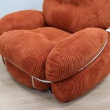 Pair of vintage armchairs by Adriano Piazzesi 1970s