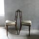 Pair of flying chairs in Louis XVI style