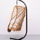 Rattan Hanging Chair by Rohe Noordwolde Holland 1960s