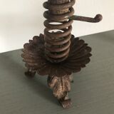 Ancient metal candlestick