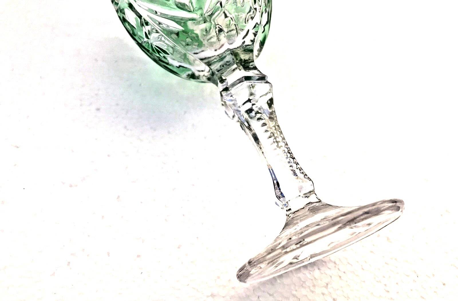 Coloured stem glass Anna Hutte (Germany) Model Asti