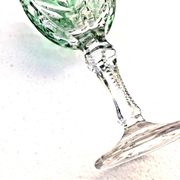 Coloured stem glass Anna Hutte (Germany) Model Asti