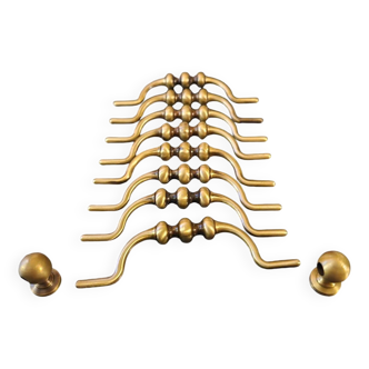 8 brass drop handles