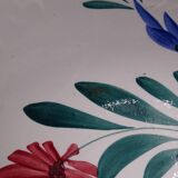 Large earthenware bowl of Moulin-des-Loups - Floral decoration - Around 1960