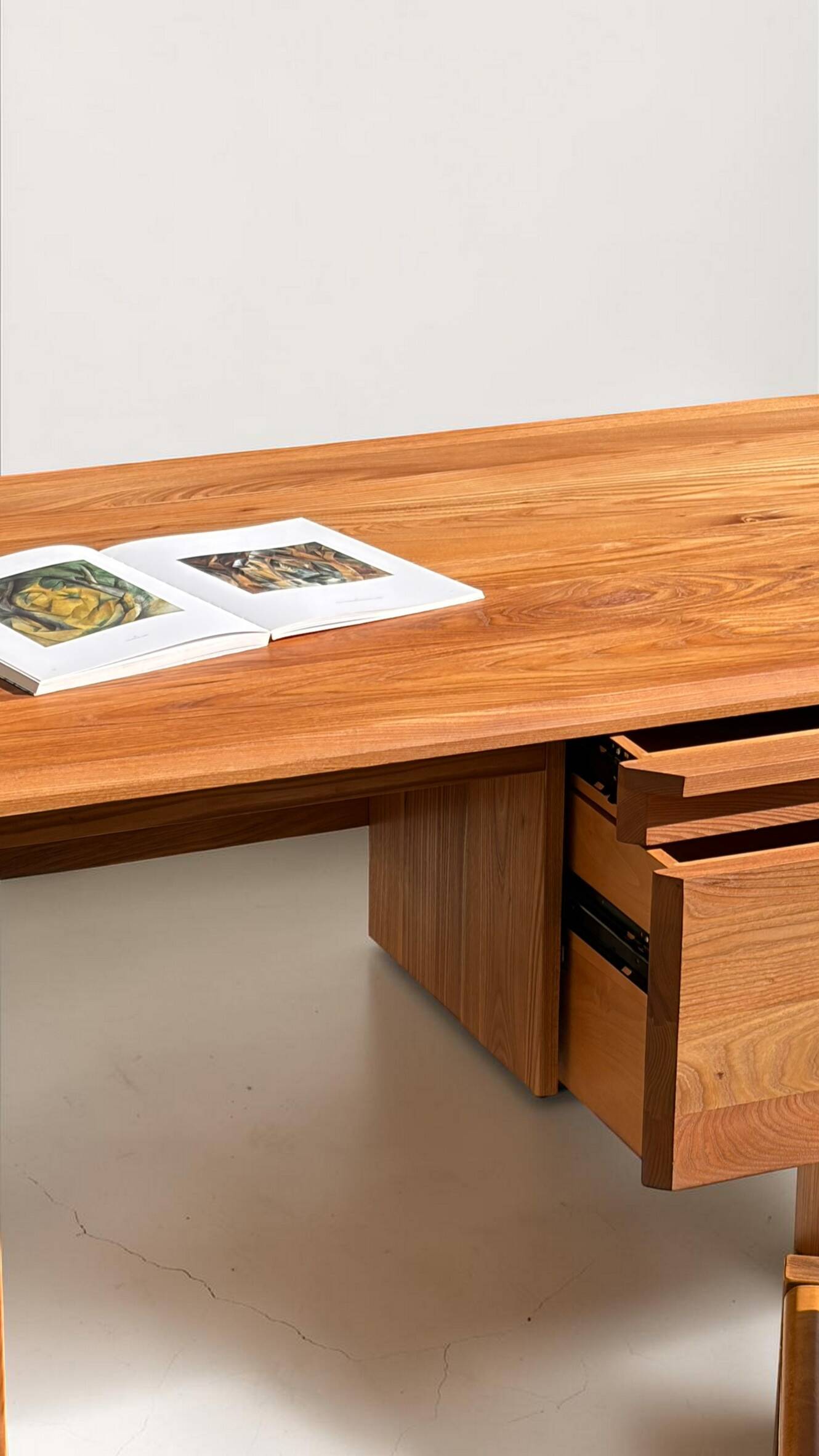Solid oak desk