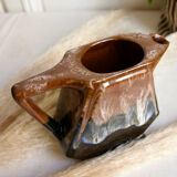 Flamed ceramic carafe jug