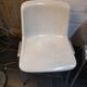 Pair of vintage Wilkhahn chairs, fibreglass shell, aluminium, 1970.
