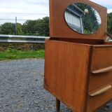 Scandinavian teak dressing table chest of drawers