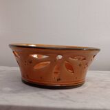 Coupe à fruits en faience émaillée
