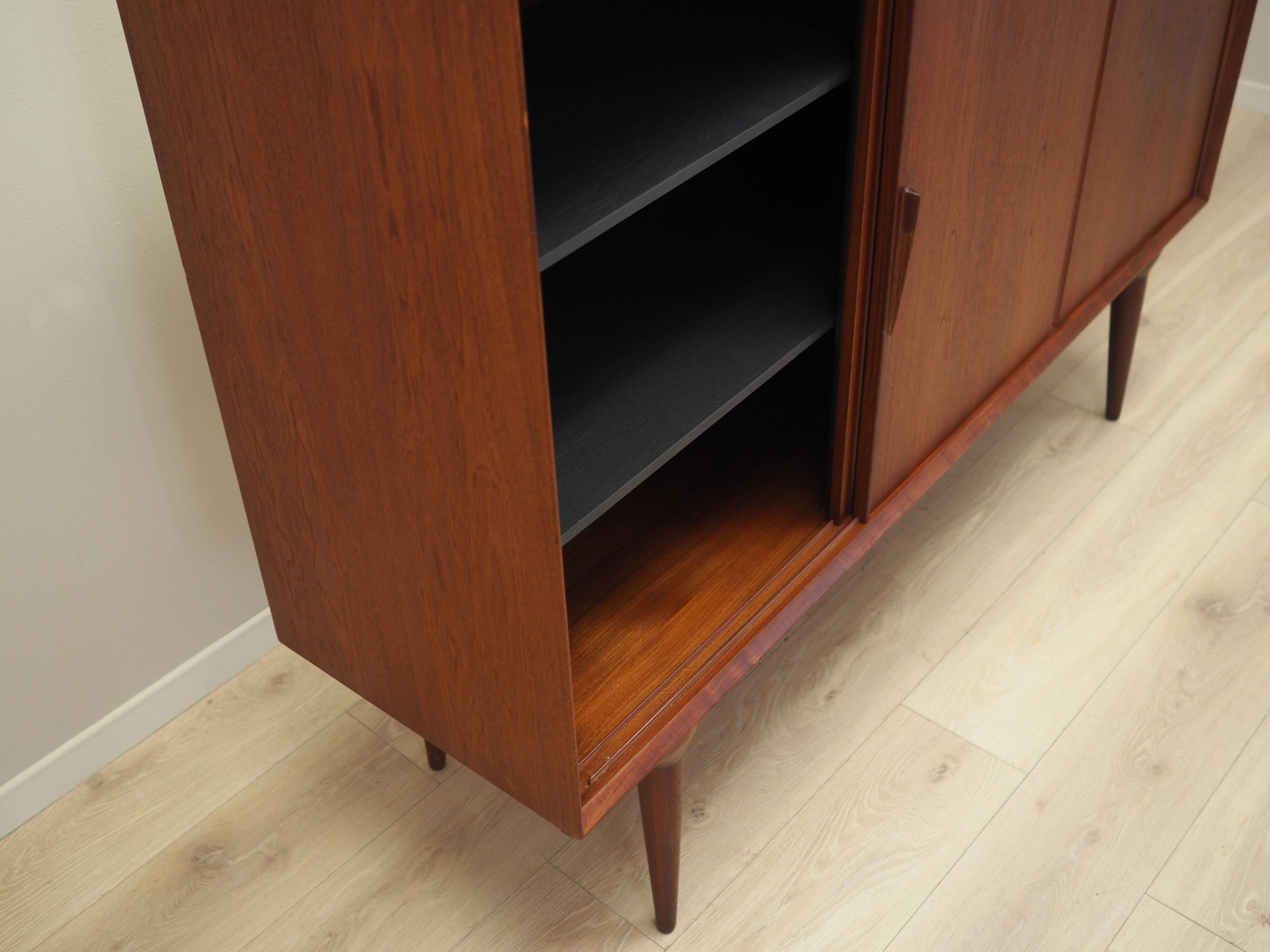 Teak highboard, Danish design, 1970s, manufacturer: Omann Jun