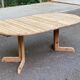 Table à manger ronde décapée extensible Rainer Daumiller Hirtshals Sawaerk