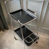 French Regency style metal serving trolley 1950