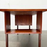 Mid-century modern teak desk by Asko Finland, 1960s.