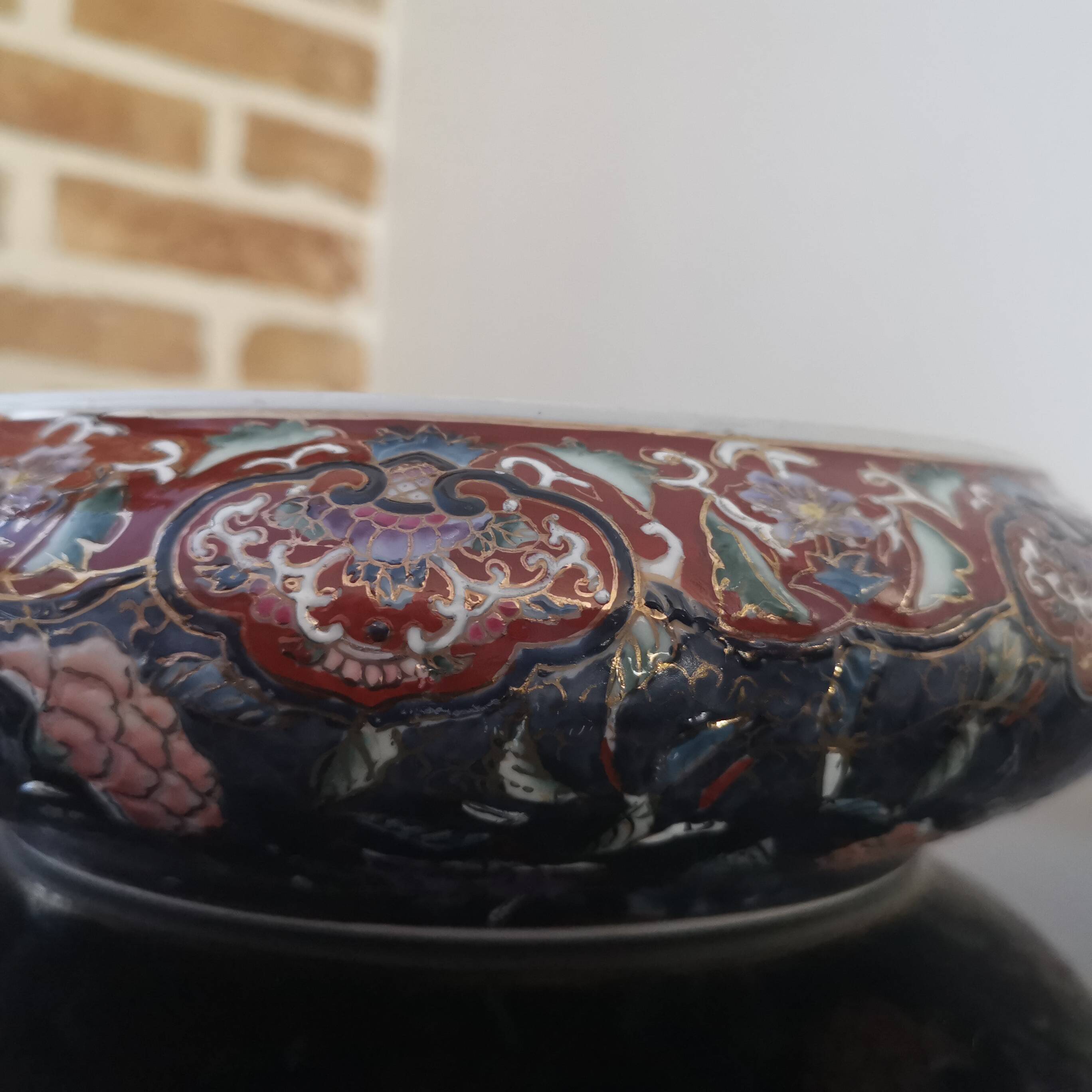 Saladier en porcelaine Chinois XXème siècle