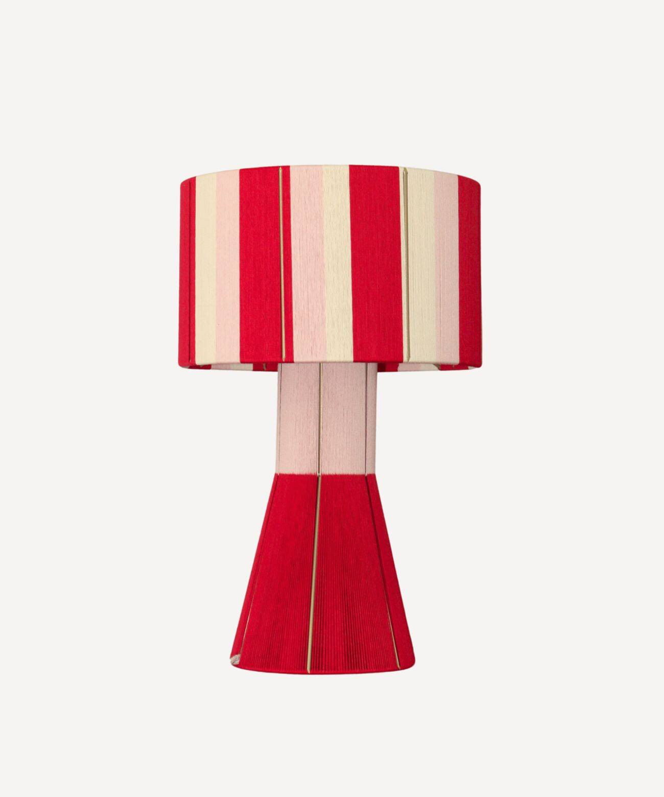 The Irresistible powder red table lamp