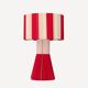 The Irresistible powder red table lamp