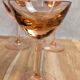 Plateau Portieux pink + 6 matching glasses