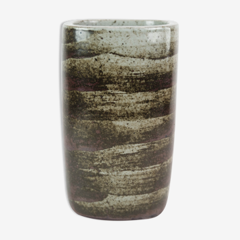 Vase en céramique avec glaçure grise de Palshus