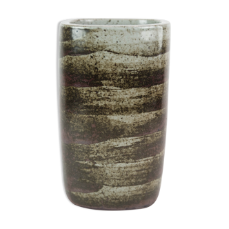 Vase en céramique avec glaçure grise de Palshus