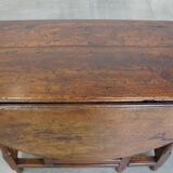 Table à abattants/table pliante ancienne en chêne anglais du 18ème siècle.