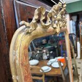 Large antique rectangular mirror
