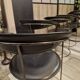 Set of 5 Leather Chairs, Canasta by Arrben Italy Vintage 1980