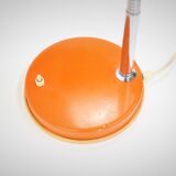1970s adjustable orange table lamp, Czechoslovakia