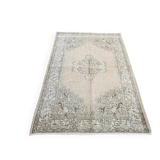 Petit grand tapis floral vintage