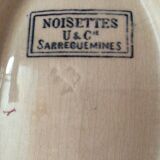 Ravier iron land sarreguemines model hazelnuts