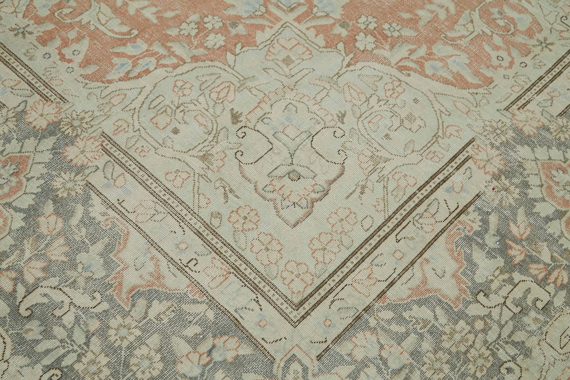Handmade Oriental Contemporary 1980s 293 cm x 416 cm Beige Wool Carpet