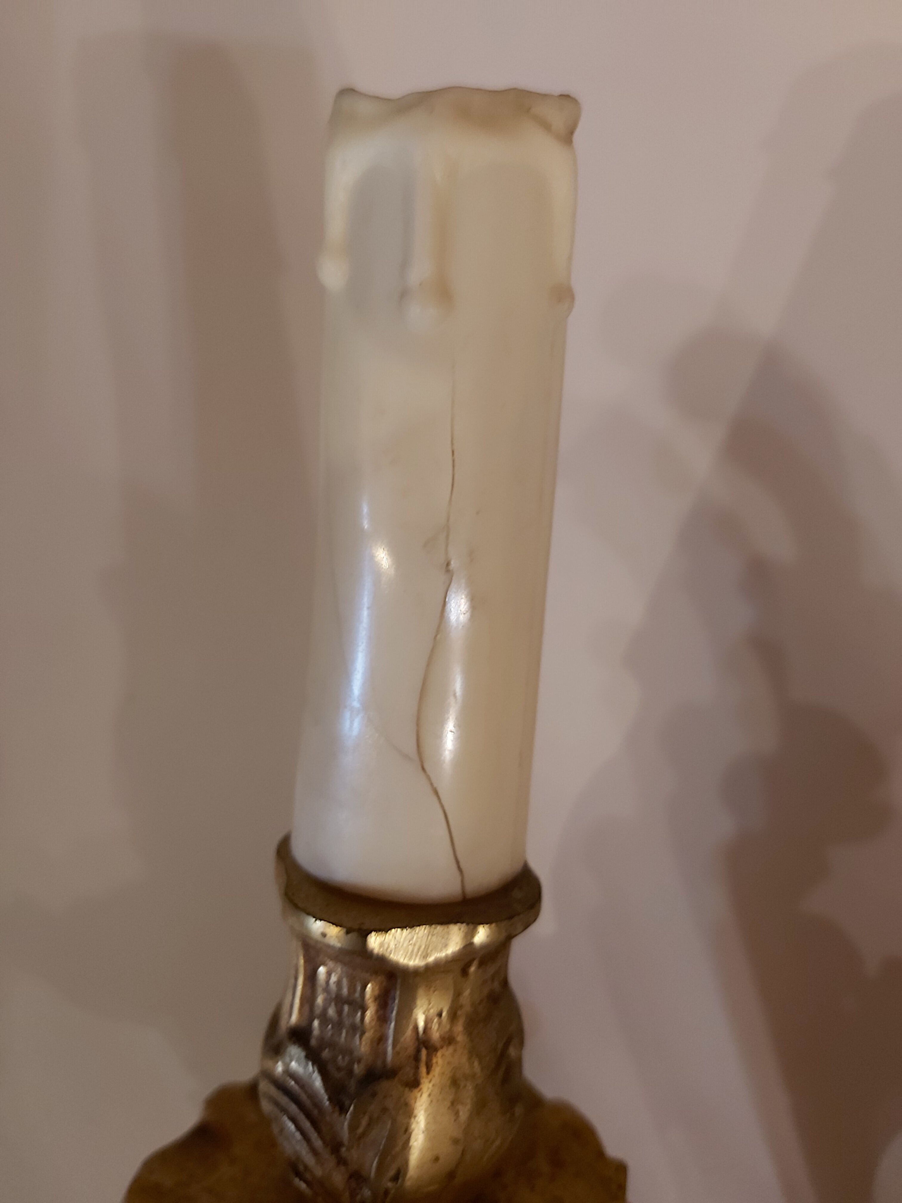 Pair of bronze Wall light