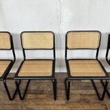 Series of 4 chairs b32 Marcel Breuer 1970